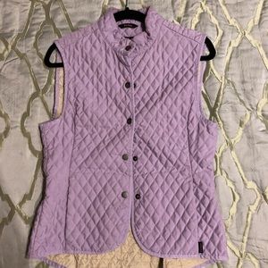 Barbour lavender vest in verrrry good condition